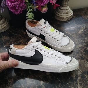 Nike White and Black Athletic Shoes